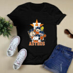 Houston Astros Snoopy Charlie Brown 2 T Shirt