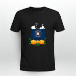 Houston Astros Snoopy Pumpkin House 4 T Shirt