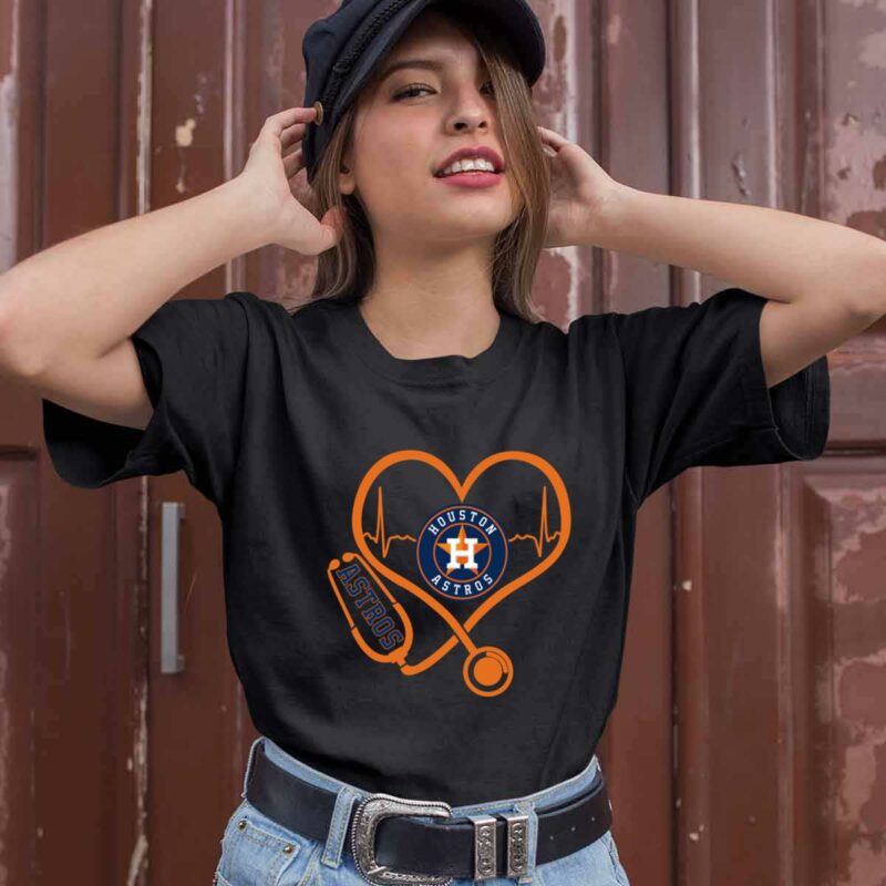 Houston Astros Stethoscope Heart 0 T Shirt