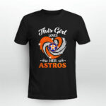 Houston Astros Vortex Diamond Heart This Girl Loves Her Astros 3 T Shirt
