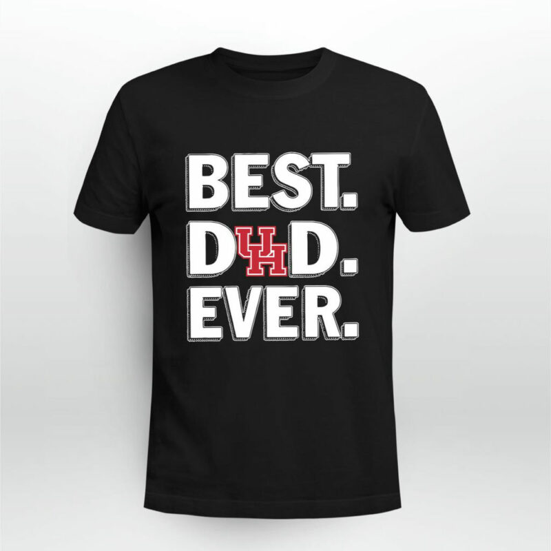 Houston Cougars Best Dad Ever 0 T Shirt