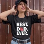 Houston Cougars Best Dad Ever 3 T Shirt