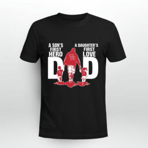 Houston Cougars Dad sons first hero daughters first love 0 T Shirt