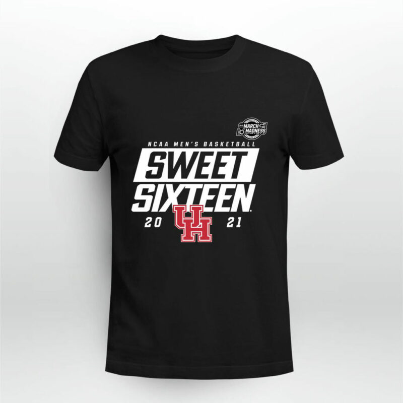 Houston Cougars Mens Basketball Sweet Sixteen 2021 Red 0 T Shirt