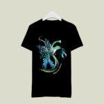 Hummingbird Light Blue Ribbon Prostate Cancer Awareness 4 T Shirt