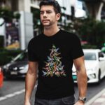 Hummingbirds Christmas Tree With Fairy Lights for Christmas 0 T Shirt