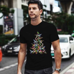 Hummingbirds Christmas Tree With Fairy Lights for Christmas 0 T Shirt