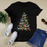 Hummingbirds Christmas Tree With Fairy Lights for Christmas 2 T Shirt