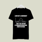 I Am 997 Confident That I Fall Within 3 Standard Deviations From The Mean 2 T Shirt