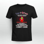 I Am a Grinch I Say Merry Christmas God Bless America 3 T Shirt