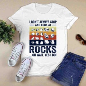 I Dont always stop and look at rocks oh wait yes I do 0 T Shirt