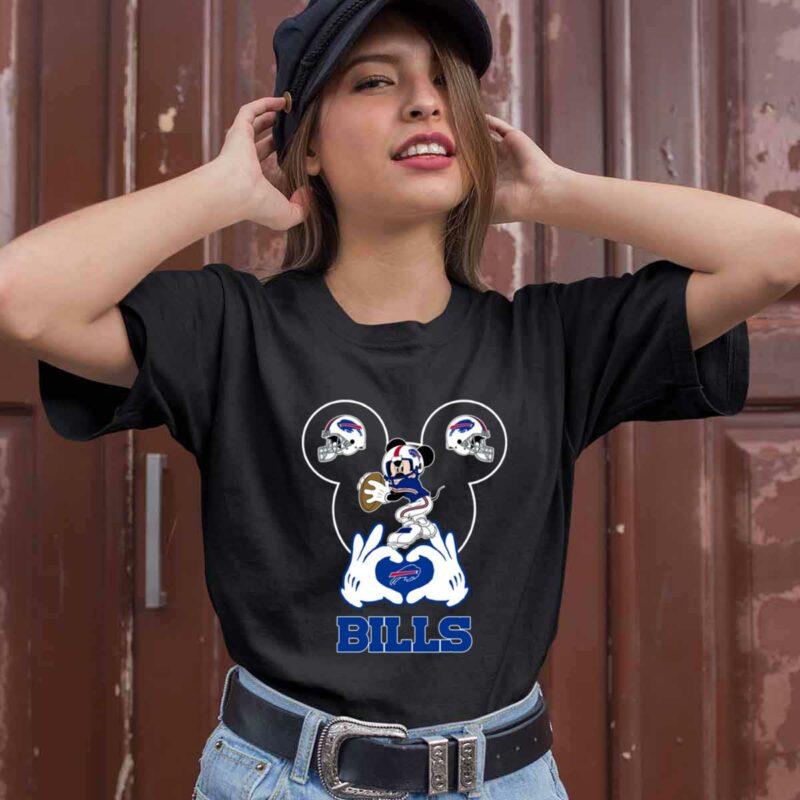 I Love The Bills Mickey Mouse Buffalo Bills 0 T Shirt