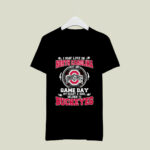 I May Live In North Carolina But On Ohio State Game Day My Heart And Soul Belongs To Buckeyes 1 T Shirt