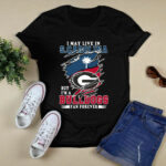 I May Live In S Carolina But Im A Bulldogs Fan Forever Georgia Bulldogs 4 T Shirt