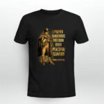 I Prefer Dangerous Freedom Over Peaceful Slavery Thomas Jefferson 3 T Shirt