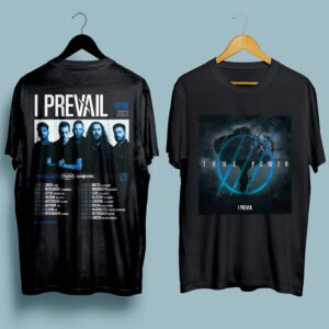 I Prevail Tour 2023 front 4 T Shirt