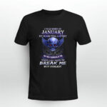 I Was Born In January My Scars Tell A Story They Are A Reminder Of Time 4 T Shirt