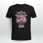 I am Chicago Cubs fan I say Merry Christmas God bless America 2 T Shirt