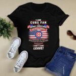 I am Chicago Cubs fan I say Merry Christmas God bless America 3 T Shirt