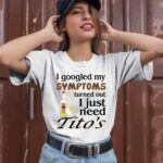 I googled My symptoms turned out I just need Titos white 1 T Shirt