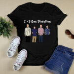 I love One Direction Weezer 4 T Shirt 1