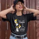 I will love my Pittsburgh Penguins here or there love everywhere the cat fan simpson 3 T Shirt