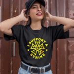 Iatse Gold Version I Support A Strike 1 T Shirt