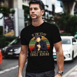 If Im Lost Please Return Me To Trace Adkins Vintage 0 T Shirt