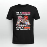 Im A Buckeye On Saturdays And A Brown On Sundays 3 T Shirt