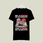 Im A Buckeye On Saturdays And A Brown On Sundays 4 T Shirt
