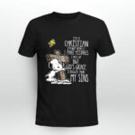 Im A Christian Im Not Perfect Gods Grace Snoopy 2 T Shirt