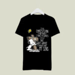 Im A Christian Im Not Perfect Gods Grace Snoopy 3 T Shirt