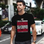 Im A Proud Grandma Of A Freaking Awesome Granddaughter Who Loves The Bulldogs 2 T Shirt