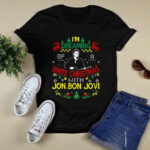 Im Dreaming Of A White Christmas With Jon Bon Jovi 3 T Shirt