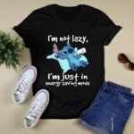 Im not Lazy Im just In Energy Saving Mode Stitch 4 T Shirt
