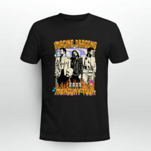 Imagine Dragons Mercury Tour 2022 Vintage Tour front 4 T Shirt