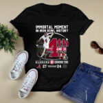 Immortal Moment In Iron Bowl History 4th And 31 Alabama 27 4 T Shirt