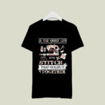 In The Quilt Life Jesus Is The Stitch That Holds It Together 3 T Shirt