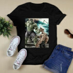 Incredible Hulk vs Popeye the Sailor 2 T Shirt