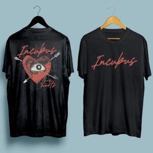 Incubus Band Love Hurts front 4 T Shirt