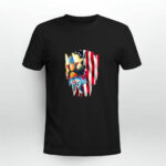 Independence day 4th of July Miller Lite America Flag 4 T Shirt
