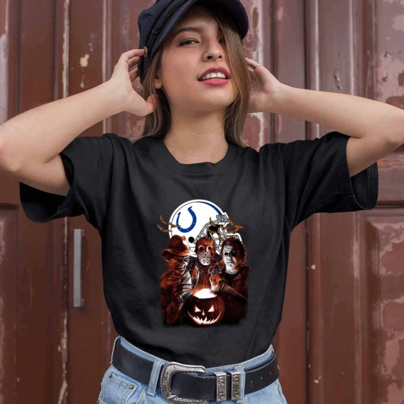 Indianapolis Colts Halloween Scream Team 0 T Shirt