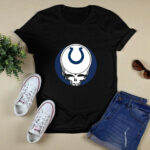 Indianapolis Colts Your Face Football Fan Supporter Grateful Dead 3 T Shirt