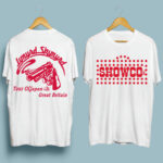 Intage 1976 Lynyrd Skynyrd Showco Tour of Japan Great Britain Rock GBR front 6 T Shirt