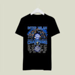 Inter Milan Team Football Serie A Champions 2021 Signatures 1 T Shirt