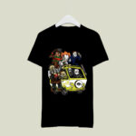 Iowa Hawkeye Horror Movies Characters Bus Halloween 1 T Shirt