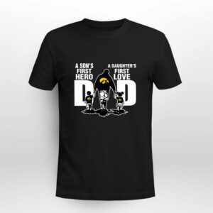 Iowa Hawkeyes Dad a sons first hero a daughters first love 0 T Shirt