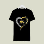 Iowa Hawkeyes Diamond Heart 1 T Shirt