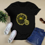 Iowa Hawkeyes Football Helmet On Fire 4 T Shirt