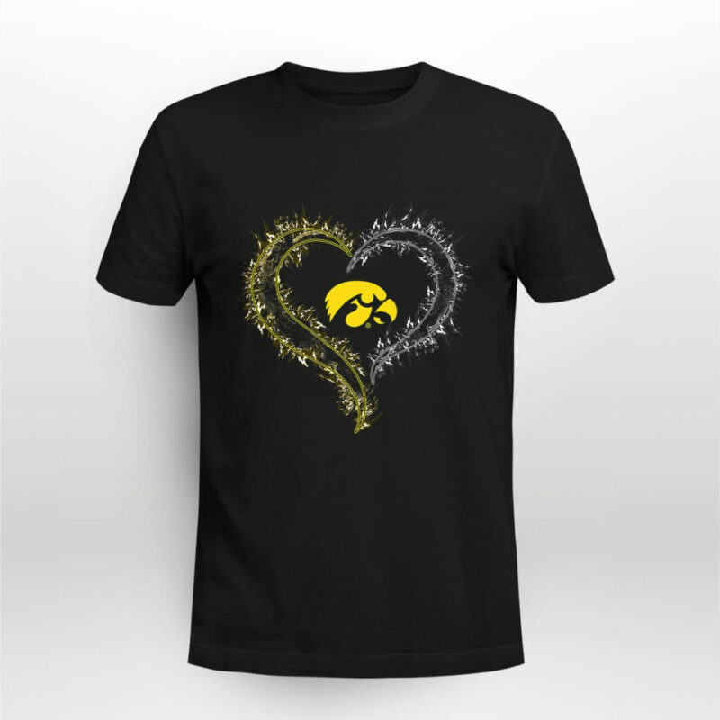 Iowa Hawkeyes Half Hear 0 T Shirt